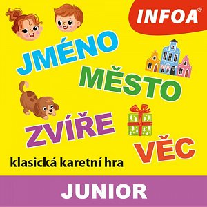 Jméno, město, zvíře, věc - JUNIOR - Krabicová hra