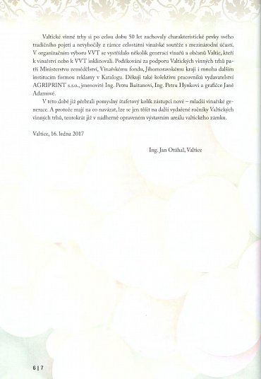 Náhled Historie Valtických vinných trhů 1967-2016