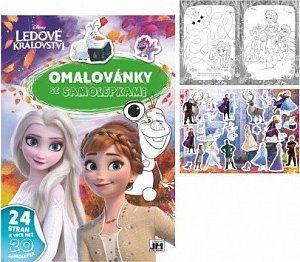 Ledové království - Omalovánky A4+