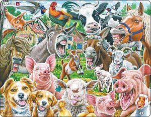Puzzle Štastná farma