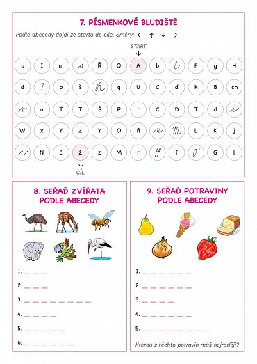 Náhled Český jazyk PE-XE-SO 1. Česká abeceda / Krabicová hra