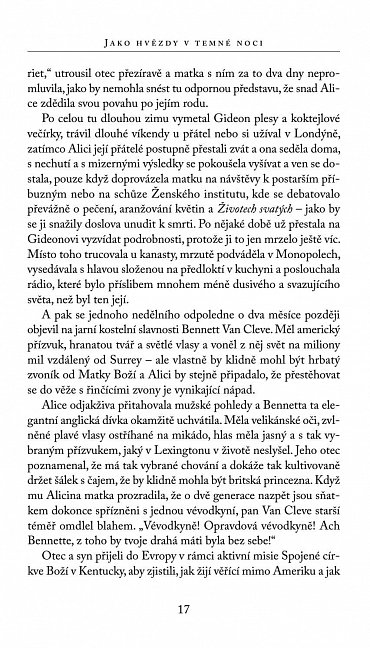 Náhled Jako hvězdy v temné noci, 1.  vydání