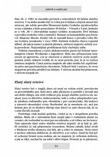 Náhled Retrívři a vodní psi