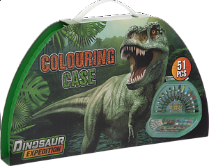 Malovací kufřík půlkruhový  Dino