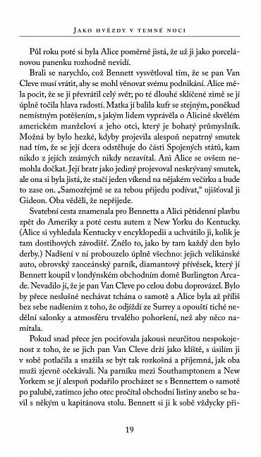 Náhled Jako hvězdy v temné noci, 1.  vydání