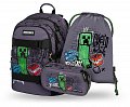 BAAGL SET 3 Skate Minecraft TNT: Batoh, Etue, Sáček