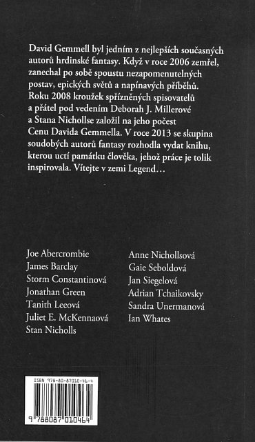 Náhled Legendy - Povídky na počest Davida Gemmella