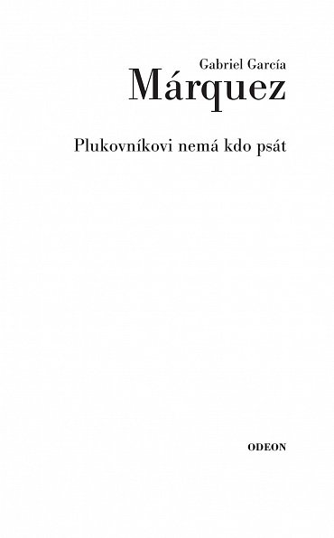 Náhled Plukovníkovi nemá kdo psát