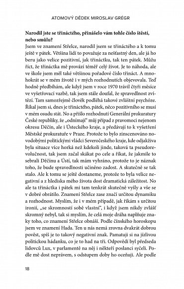 Náhled Atomový dědek Miroslav Grégr: Se skromností sobě vlastní