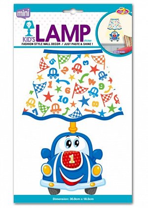Dětská lampička na zeď - Autíčko