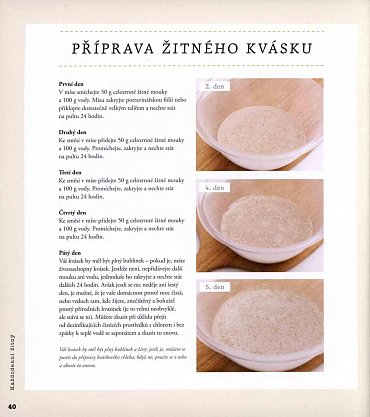 Náhled Kváskové pečení - Naučte se péct chléb a pečivo s kvásky