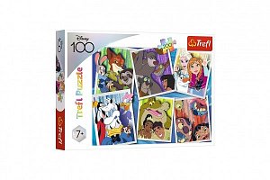 Trefl Puzzle Disney 100 let: Postavičky Disney 200 dílků