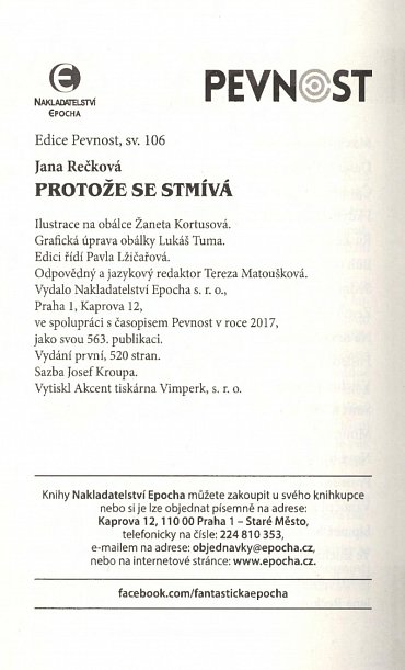 Náhled Protože se stmívá - Nejlepší povídky