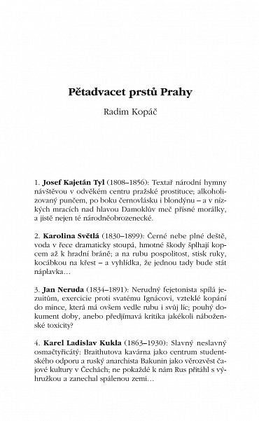 Náhled Praha v množném čísle - Antologie povídek českých spisovatelů o Praze