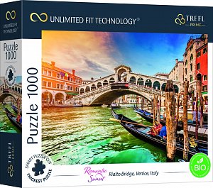 Most Rialto, Benátky, Itálie 1000 dílků