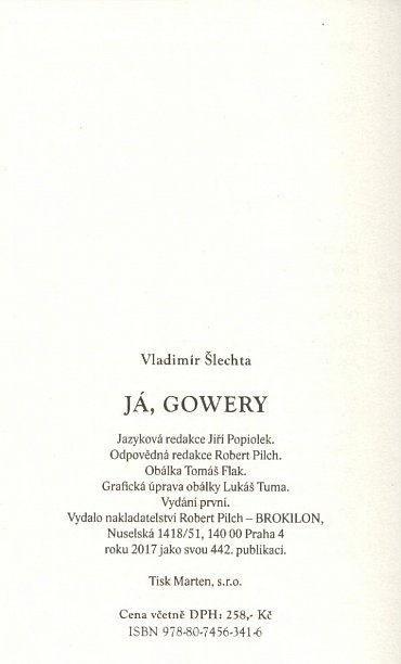 Náhled Já, Gowery
