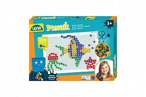 Mozaika klobouček 1 cm krystal/260 ks