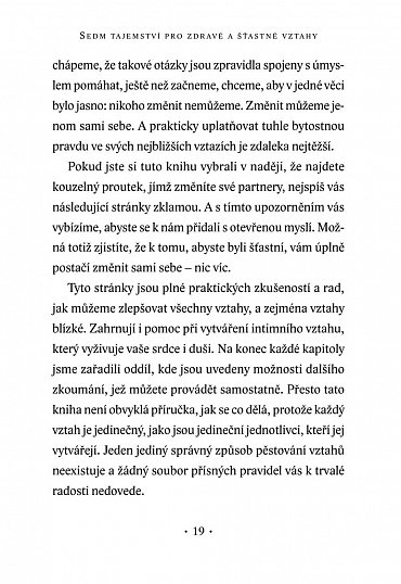 Náhled Sedm tajemství pro zdravé a šťastné vztahy