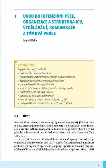 Náhled Intenzivní medicína v praxi