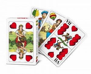 Mariášové karty v pevné krabičce