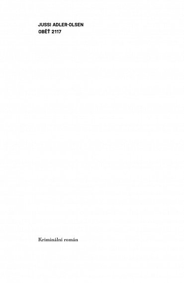 Náhled Oběť 2117, 1.  vydání