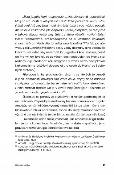 Náhled Vlny štěstí Arnošta Lustiga aneb My jsme chtěli jiný svět