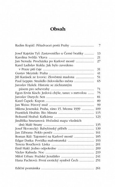 Náhled Praha v množném čísle - Antologie povídek českých spisovatelů o Praze
