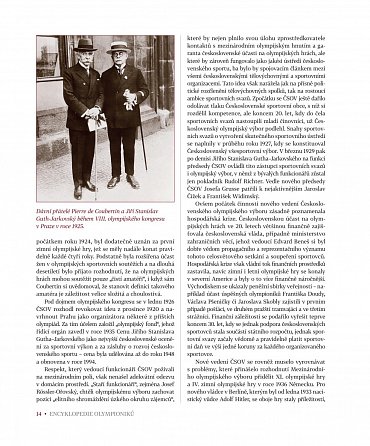Náhled Encyklopedie olympioniků: Čeští a českoslovenští sportovci na olympijských hrách