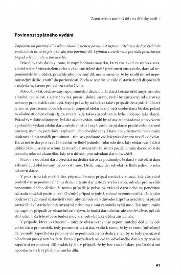 Náhled Nový občanský zákoník - Dědické právo