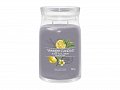 YANKEE CANDLE Black Tea & Lemon svíčka 567g / 2 knoty (Signature velký)