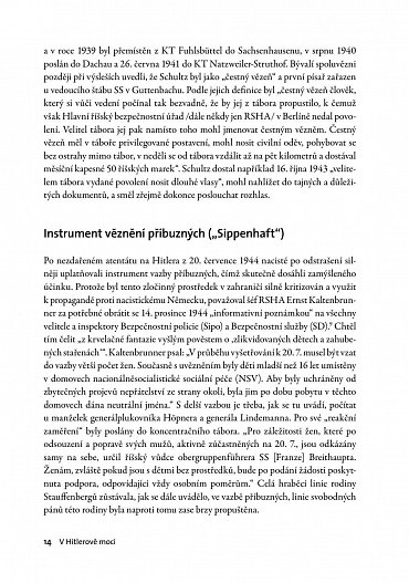 Náhled V Hitlerově moci. Zvláštní a "čestní" vězňové nacistického režimu