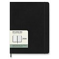 Diář Moleskine 2026 - měkké desky, XL, týdenní, černý
