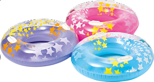 Kruh nafukovací s úchyty 91cm 2 barvy 9+