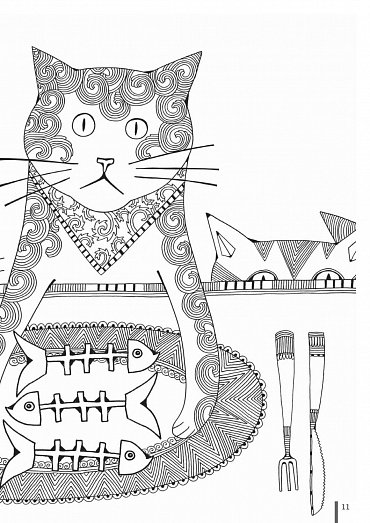 Náhled Kočičí 3D omalovánky