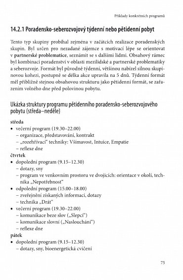 Náhled Praxe dlouhodobých poradenských a seberozvojových