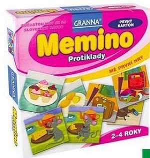 MEMINO Protiklady - Mé první hry 2-4 roky