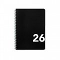 Diář 2026 týdenní A5 řádkový, černý