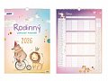 Rodinný kalendář 2026 - nástěnný kalendář
