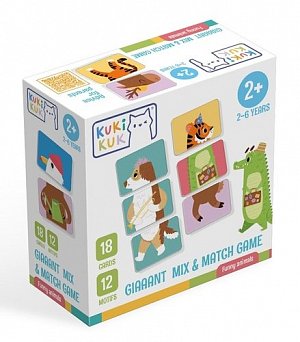 KukiKuk Giaaant Mix & Match Game Funny Animals