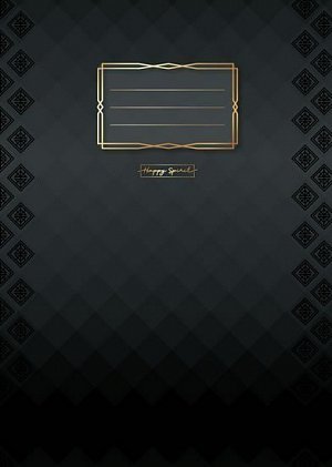 Sešit Premium černé kosočtverce A4 - Sešity