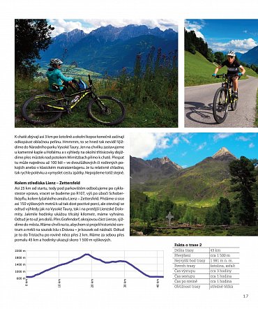 Náhled Alpami na kole - 35 tras – Rakousko, Švýcarsko, Itálie, Slovinsko