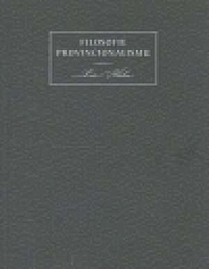 Filosofie provincionalismu