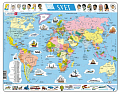 Puzzle Svět: Politická mapa 107 dílků