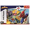 Trefl Puzzle Spiderman - Na síti 60 dílků