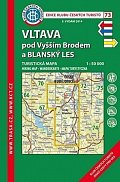 Vltava pod Vyšším Brodem 1:50T/KČT 73  turistická mapa