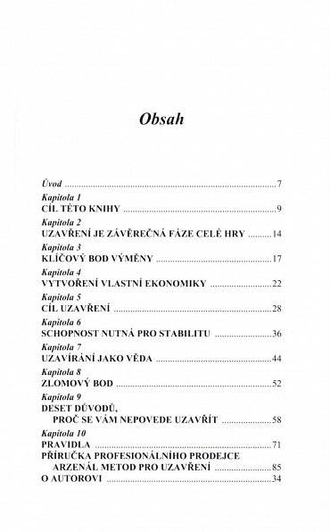 Náhled Uzavírání: příručka profesionálního prodejce