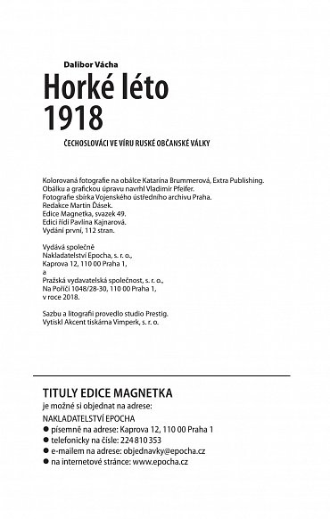 Náhled Horké léto - Čechoslováci ve víru ruské občanské války
