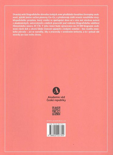 Náhled Biografický slovník českých zemí Go-Gz