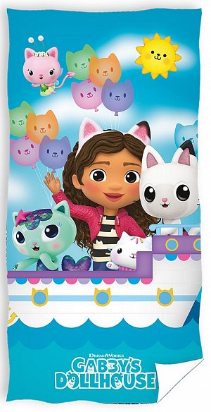 Dětská osuška Gábinin Kouzelný Domek Výlet Lodí