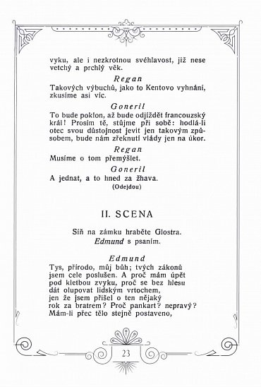 Náhled Král Lear, 1.  vydání